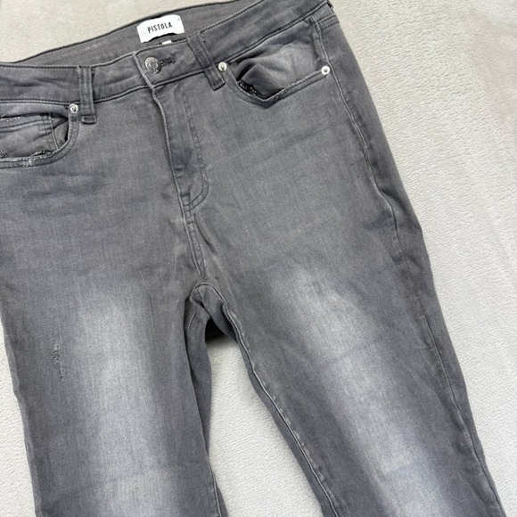 Pistola Jeans Women's 29 Faded Gray Wash Denim Skinny Casual Everyday Stretch - Picture 1 of 13